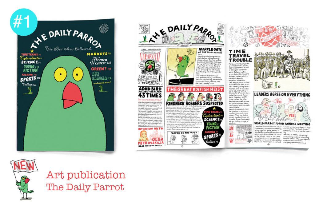 Self made publication_The Daily Parrot